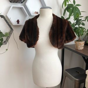 Karen Millen Faux Mink Shrug